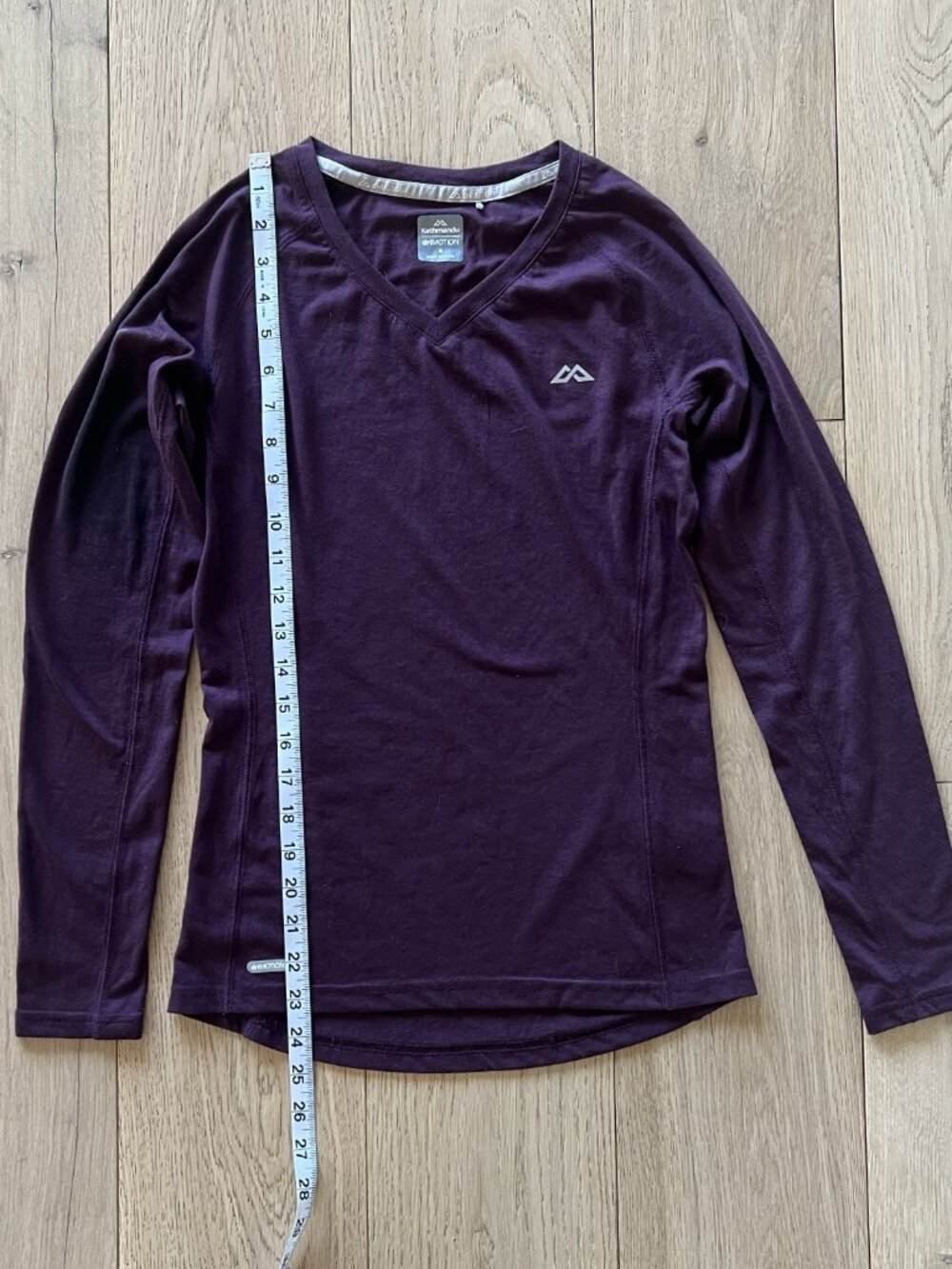 Kathmandu DriMotion Women's Base Layer L/S Size XS (Size AU 6) Plum